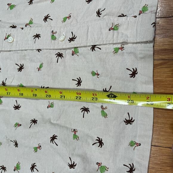 Sun Surf Long Sleeve Hula Girl Aloha Print AOP Cotton Large Shirt Made In Japan - Picture 5 of 11